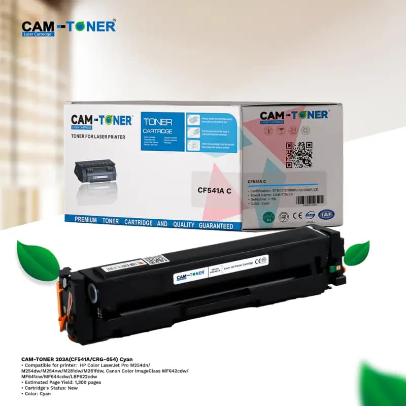 CAM-TONER 203A (CF541A/ CRG-054) Cyan